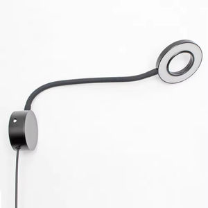 Lámpara de Lectura LED Moderna de Metal con Protección Ocular, Lámpara de Escritorio de Pared con Manguera, Lámpara de Noche para Estudio, 5W, Tres Colores, Regulable, Interruptor USB, Carga Rápida - Product Image 1