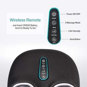 Calor Compresión de aire Nuevo Barato Rolling Shiatsu Personal Pierna Circulación sanguínea Masaje de pies - Product Image 6