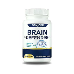 Capsules Premium <span class=keywords><strong>Brain</strong></span> Defender OEM/ODM, complément alimentaire végétalien pour le cerveau, améliore les fonctions cognitives et soutient la mémoire - Product Image 1