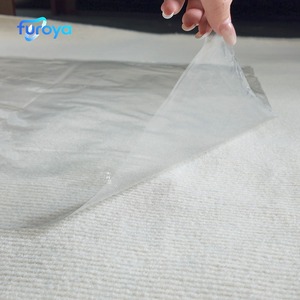 Película de protección de alfombras de grado de máquina suave, rollo de plástico adhesivo PE <span class=keywords><strong>transparente</strong></span>, <span class=keywords><strong>Protector</strong></span> de <span class=keywords><strong>suelo</strong></span> para decoración de hogar y oficina - Product Image 2