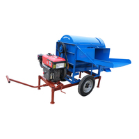 Machine à battre les céréales à haute efficacité, machine à battre multifonctionnelle pour les cultures, équipement de récolte pour les fermes agricoles