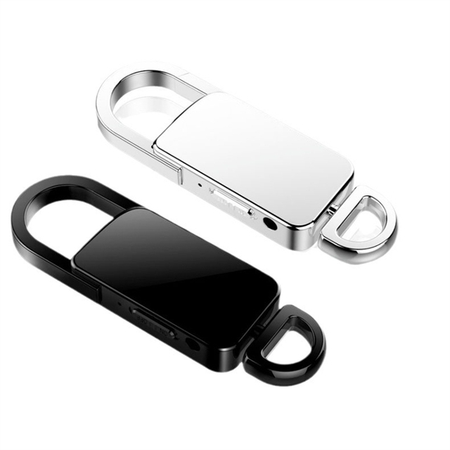 Voice Recorder Keychain MP3 Sound Activated Mini Digital Recorder