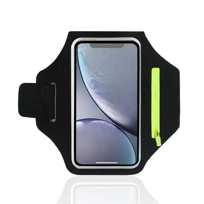 Brazalete de teléfono móvil universal para correr a prueba de agua con bolsa de banda de brazo deportiva con pantalla táctil