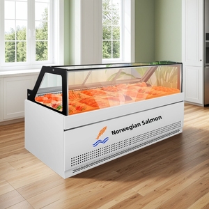 Bán buôn tùy chỉnh nhiệt độ thấp làm mát không khí cá sống và hải sản tủ lạnh tủ trưng bày - Product Image 6