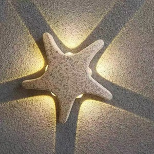 SKD Sunsir Étoile De Mer Applique Murale Décorative Extérieure Tri preuve Appliques Murales Mur Jardin Lumière - Product Image 2