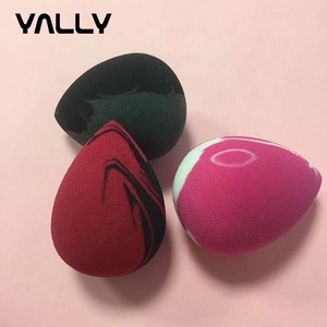 Miếng Bọt Biển Làm Đẹp Đá Cẩm Thạch Siêu Mềm Màu Đỏ Đen Polyurethane Ưa Nước Phong Cách Trung Quốc Thương Mại Lớn - Product Image 4