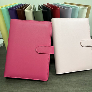 Sản Phẩm Mới Cổ Phiếu Nhà Máy Chất Lượng Cao Macarons Món Quà Sang Trọng Bán Buôn PU Da Tạp Chí Chất Kết Dính Clip Planners Tổ Chức Ngân Sách - Product Image 2