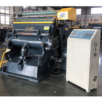 Máquina troqueladora semiautomática de cartón, máquina troqueladora y troqueladora de plegado alimentada a mano