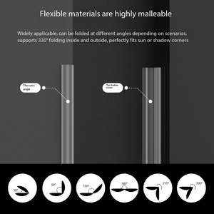 स्वयं चिपकने वाला लचीला, स्पष्ट दीवार कोने रक्षक किनारे गार्ड और दरवाजे टेबल के लिए कोने मोल्डिंग ट्रिम पट्टी - Product Image 6