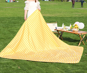 Tapis de pique-nique pliable en tissu Oxford, imperméable, pour le camping en plein air, tapis de sol portable et résistant à l'humidité - Product Image 5