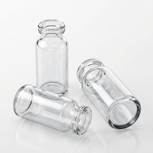 Personalización al por mayor de frascos de vidrio químicamente estables de 3 ml, 5 ml, 10 ml con tapa de aluminio transparente para uso médico. - Product Image 1