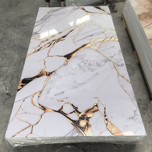 Tường claded hiệu ứng tấm trong nhà bảo vệ tường UV đá cẩm thạch tấm Tường với chất lượng tốt nhất nội thất bằng đá cẩm thạch bảng tấm PVC - Product Image 1