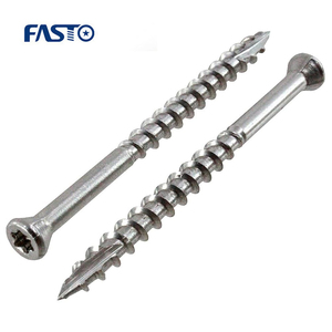 Tornillo <span class=keywords><strong>de</strong></span> Cubierta <span class=keywords><strong>de</strong></span> Acero Inoxidable SS304 A2 con Cabeza Torx y Punta Tipo 17 para Terrazas <span class=keywords><strong>de</strong></span> Madera - Product Image 5