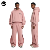 Ensemble de survêtement en coton avec logo personnalisé, jogging, survêtement, ensemble de survêtement brodé, survêtement pour femmes, pantalon de survêtement et sweat-shirt unisexe pour hommes