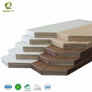 Panneau <span class=keywords><strong>de</strong></span> mélamine Qiangyi <span class=keywords><strong>en</strong></span> contreplaqué <span class=keywords><strong>de</strong></span> riz ENF sans formaldéhyde, résistant aux termites et à la déformation par l'eau, 18 mm - Product Image 1