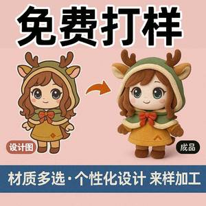 Usine de fabrication de jouets en peluche personnalisés, mascotte, poupées de dessins animés, impression de logo à partir d'images et d'échantillons fournis par le client - Product Image 2