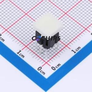 TSL06131-100B330BE-1C02-004F Tactile Switch Through hole-7P,6x6mm Switch Single Pole Single Throw Rectangle Button 1.8N 6mm - Product Image 1