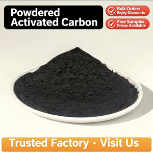 פחם פעיל אבקתי 800 ערך יוד, בעל תקן ISO 9001, פחם אנתרציט נינגשיה לטיפול בשפכים, ידידותי לסביבה - Product Image 5