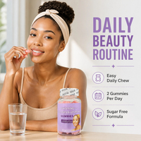 Gummies de collagène OEM ODM 3000mg, 60 unités, pour la beauté de la peau, commande en gros