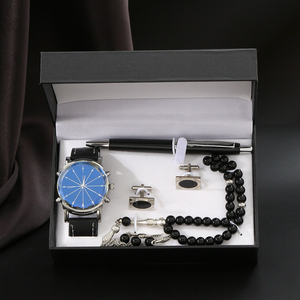 IStapromo Gifts Hot Selling Men Gift Set Belt Corporate Multi Items Luxury Wrist Watch Gift <b>Box</b> for Business - Product Image 6