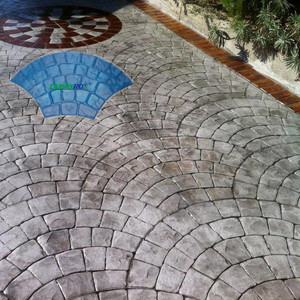 Moldes de alfombrilla de sello de textura de hormigón para imprimir piso de cemento - Product Image 3