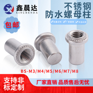 Tuerca Ciega Impermeable de Acero Inoxidable Xinchenda BS M3 M4 M5 M6 M7 M8 Remache de Presión - Product Image 4