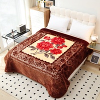 Maßgefertigte Größen zu Günstigen Preisen Koreanischer Stil Warme, Weiche und Luxuriöse Bedruckte Fleece-Decke Raschel Kunstfell-Decke