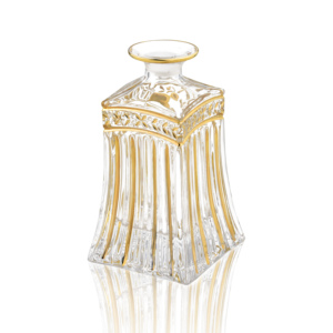 N18 Golden Wine Glass <strong>Decanter</strong> <strong>Crystal</strong> with Round Label Design <strong>Whiskey</strong> Glass Bottle - Product Image 3