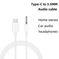 Kabel Adaptor USB C ke 3.5mm Aux 1m Kabel Aux Tipe C ke Jack Audio 3.5mm