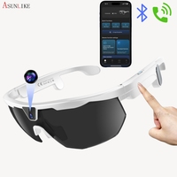 Lunettes intelligentes de cyclisme en plein air W640, stabilisation photo stable, capteur six axes avec photographie 8MP, lunettes IA