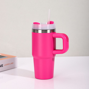 Promoción de Fábrica: Vaso Térmico Infantil de Acero Inoxidable 304 de 420ml con Asa y Pajita, Diseño Deportivo, Aislamiento al Vacío, para Coche, para Hielo - Product Image 4