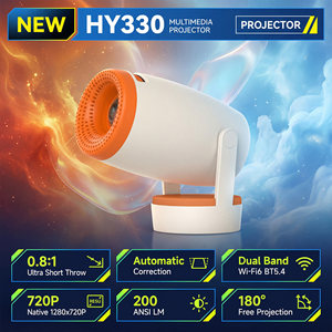 โปรเจคเตอร์ขนาดเล็ก HY330 8K Android 14 Wi-Fi 6 BT 5.2 ความสว่าง 200 Ansi ลูเมนส์ ฉายภาพได้ 180 องศา โปรเจคเตอร์พกพา - Product Image 5