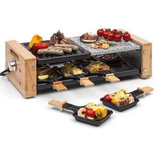 Grill de contact Aifa <span class=keywords><strong>Raclette</strong></span>, plaque antiadhésive amovible, barbecue d'intérieur sans fumée, machine à griller électrique Tepanyaki pour 2, <span class=keywords><strong>4</strong></span>, 6 ou 8 personnes - Product Image 2