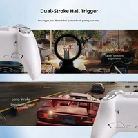 Manette de jeu multifonctionnelle à commande intelligente, design antichoc avec vibration pour jeux sur grand écran PC et Android