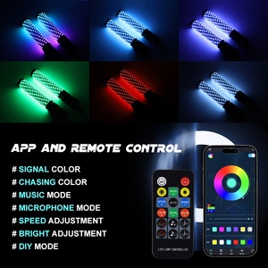 New Condition 1FT Spiral LED RGB Chasing Antenna Light for <strong>UTV</strong> ATV Fat <strong>Whip</strong> <strong>Lighted</strong> for <strong>Whips</strong> for Can-Am X3 RZR - Product Image 5