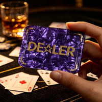 Dezhou Zhuangda – Distributeur de cartes de poker spécial Texas Hold'em, personnalisation en cristal, divertissement