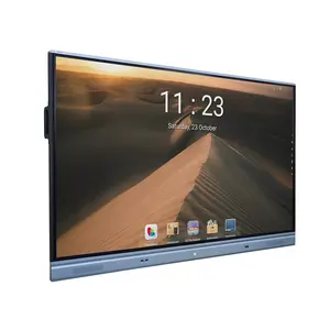 Painel inteligente touch screen 75 "4k, tela touch screen, placa interativa com tela lcd, touch screen, 65" 86 "98"