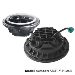 ASEND DOTได้รับการรับรอง 7 นิ้วไฟหน้า/สีขาว DRL & สีเหลืองอําพันสําหรับ Hummer H1 H2 Mercedes W123 240d fiat 128 sw <span class=keywords><strong>AF1</strong></span> รถยนต์คลาสสิก - Product Image 6