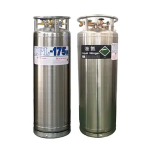 Trendy 175l Liquid Nitrogen Cryogenic Liquid Liquid Nitrogen Tank Gas Cylinder Dewar Flask