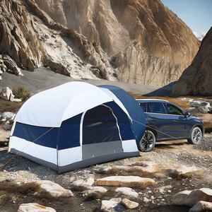 Toldo Retráctil Plegable para 2 Personas, 190T PU 2000MM, Marco de Fibra de Vidrio, Estilo Pop-Up, para Estacionamiento de Autos, Garaje, Campamento al Aire Libre - Product Image 2