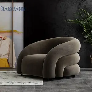 Leve luxuoso simples braço acessório cadeira sofá preguiçoso quarto sofá solteiro móveis