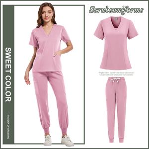 工場特大メディックケア制服スクラブ抗しわストレッチ生地病院制服看護医療スクラブセット医療ブラウス - Product Image 6