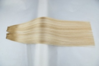 Ekstensi Rambut Tianci Hair Kualitas Terbaik 100% Remy Human European Genius Weft Double Drawn Rambut Rusia
