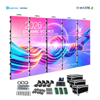 Écran LED de location pour scène 4m x 3m, système complet, panneau mural vidéo LED P2.6 P3.91, affichage numérique publicitaire extérieur