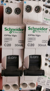 Disjoncteur miniature IDPNA VIGI C20A 30MA, protection contre les fuites de courant résiduel, protection contre les surcharges et les courts-circuits, interrupteur F - Product Image 1