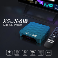 El decodificador más popular 2025 XS97 H618 con Android 12 1080p Full HD 6k dual wifl al mejor precio 4GB 32GB Rom