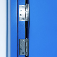 Porte en acier creux ignifuge pour usage intérieur dans les bureaux, entrepôts, toilettes, sous-sols, dortoirs, projets de logements à faible coût