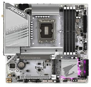 ใหม่กิกะไบต์ Z790M AORUS Elite AX ICE เดสก์ท็อปเมนบอร์ด ATX <span class=keywords><strong>DDR5</strong></span> M.2สาม PCIe 5.0 SATA USB 3.2 Gen2X2 Wi-Fi 6E 2.5GbE LAN - Product Image 6
