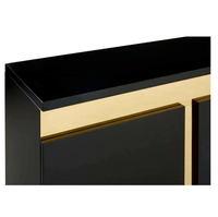Buffet de luxe moderne de haute qualité meubles buffet armoire haute brillance console table 4 portes buffet de salle à manger