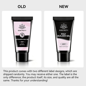 BORN PRETTY Gel Constructor de <span class=keywords><strong>Uñas</strong></span> de Poligel Duro de 30ml, Transparente y Rosa, <span class=keywords><strong>con</strong></span> Logo Personalizado, Gel Híbrido para Extensión de <span class=keywords><strong>Uñas</strong></span> Acrílicas en Tubo - Product Image 6